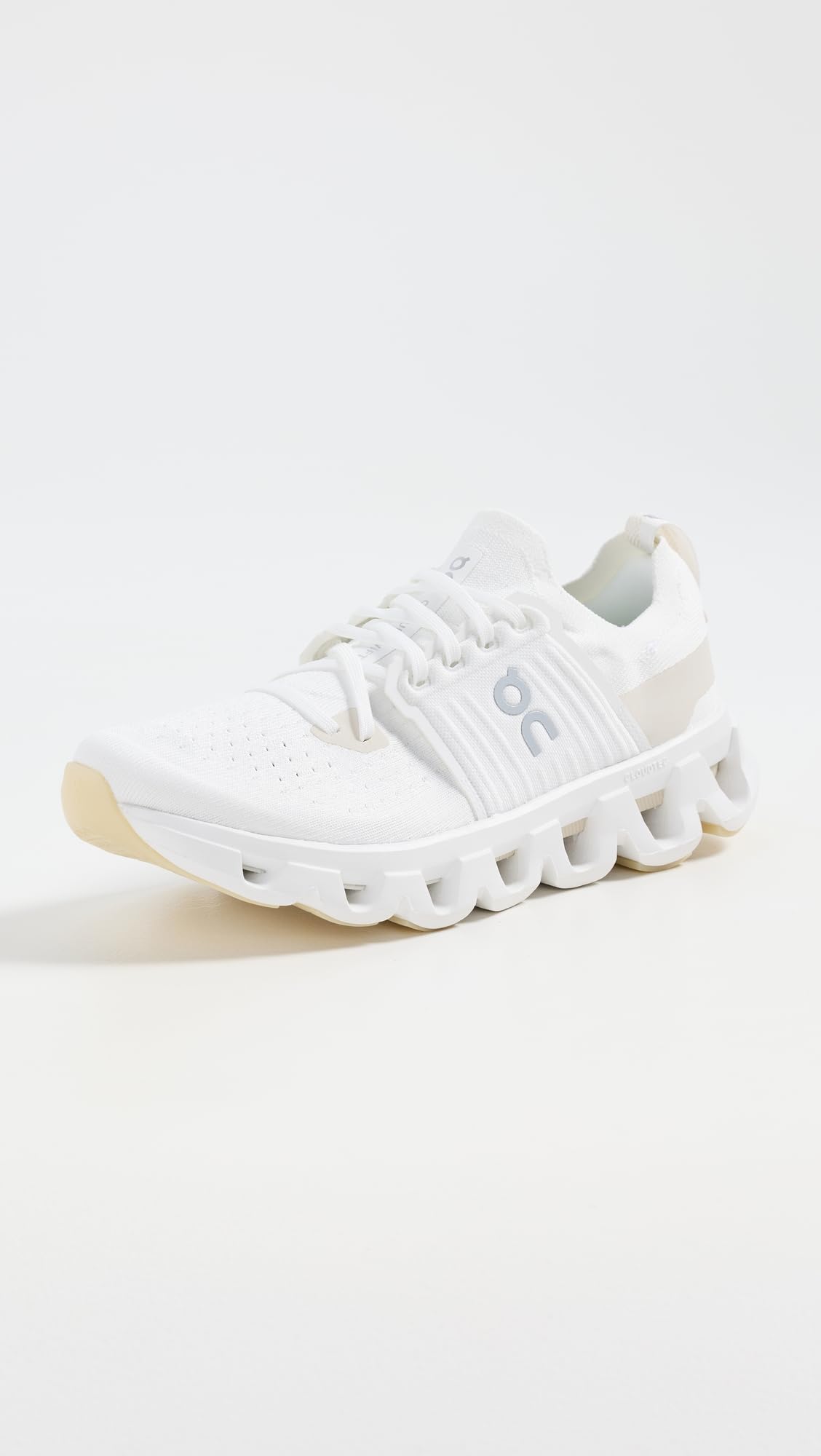 On Women's Cloudswift 4 Sneakers, White/Cream, 10 Medium US