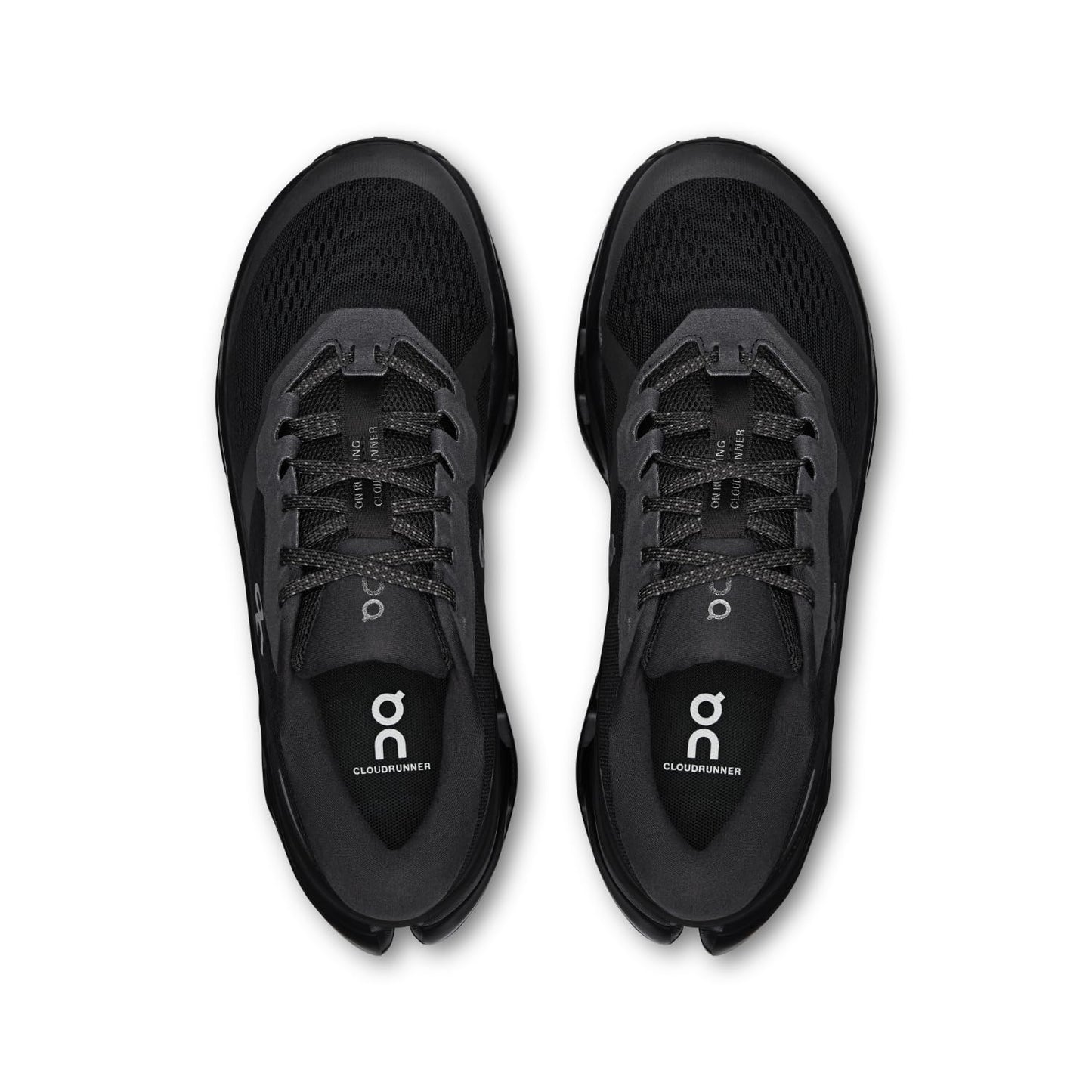On Mens Cloudrunner 3, Black/Black 10 Medium