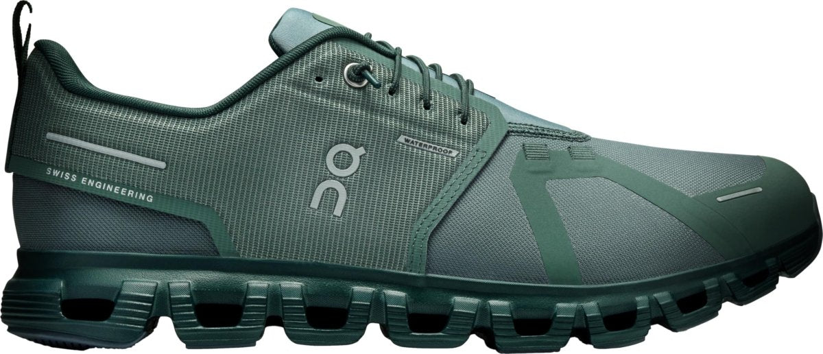 On Mens Cloud 6 Waterproof Olive/Evergreen 13 M