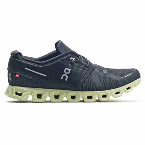 ON Men's Cloud 5 Running Shoes, Magnet/Oasis Trainers