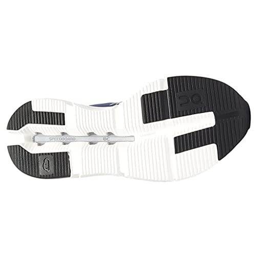 ON Mens Cloudnova Textile Synthetic Navy White Trainers