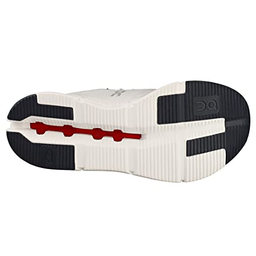 ON Men's Cloudnova Sneaker White/Red Trainers