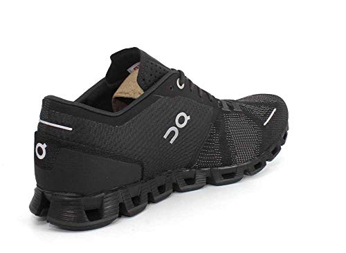 On Running Men's CloudX Male Textile Synthetic Trainers Black / Asphalt
