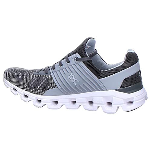 On Men's Cloud Swift Sneakers, Rock/Slate, Grey, 7 Medium US