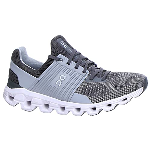 On Men's Cloud Swift Sneakers, Rock/Slate, Grey, 7 Medium US