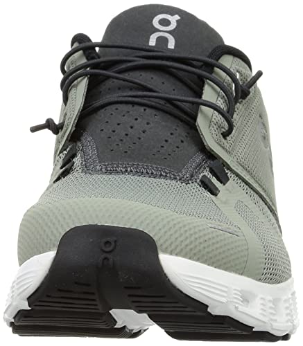 ON Mens Cloud 5 Textile Synthetic Kelp Shadow Trainers