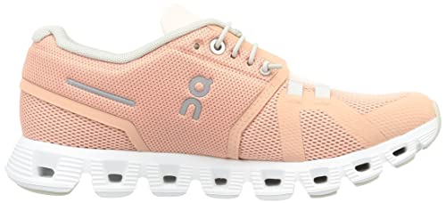 On Cloud Womens Shoes Rose Shell Pink Cloud 5 Sneakers