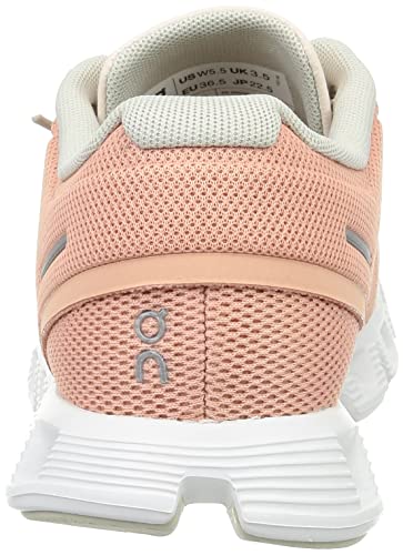 On Cloud Womens Shoes Rose Shell Pink Cloud 5 Sneakers