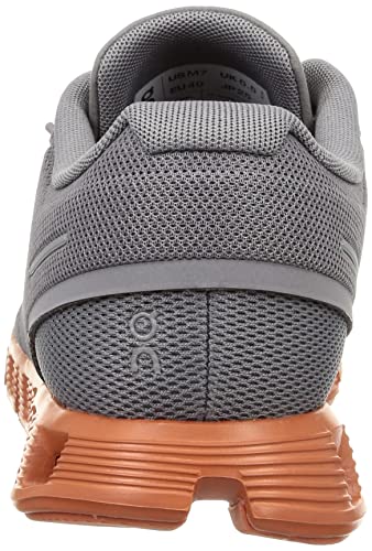 ON Mens Cloud 5 Textile Synthetic Zinc Canyon Trainers