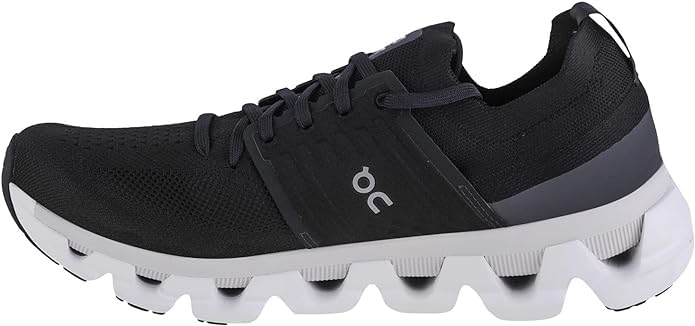 On Men's Cloudswift 3 Sneakers, Black/White, 10 Medium US