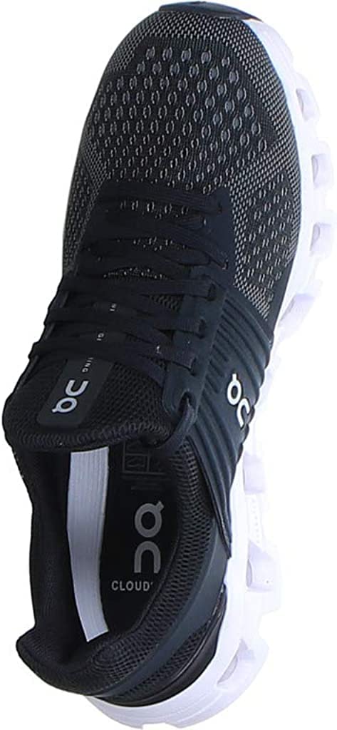 On Women's Cloudswift PR Sneakers, Black | Rock, 9.5 Medium US