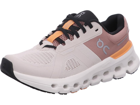 On Womens, Cloudrunner 2 Pearl/Tangerine 11 Medium