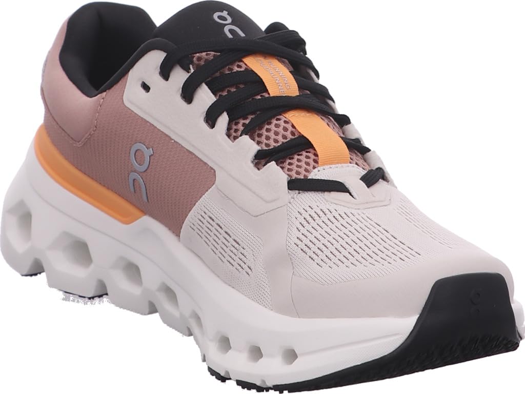 On Womens, Cloudrunner 2 Pearl/Tangerine 11 Medium