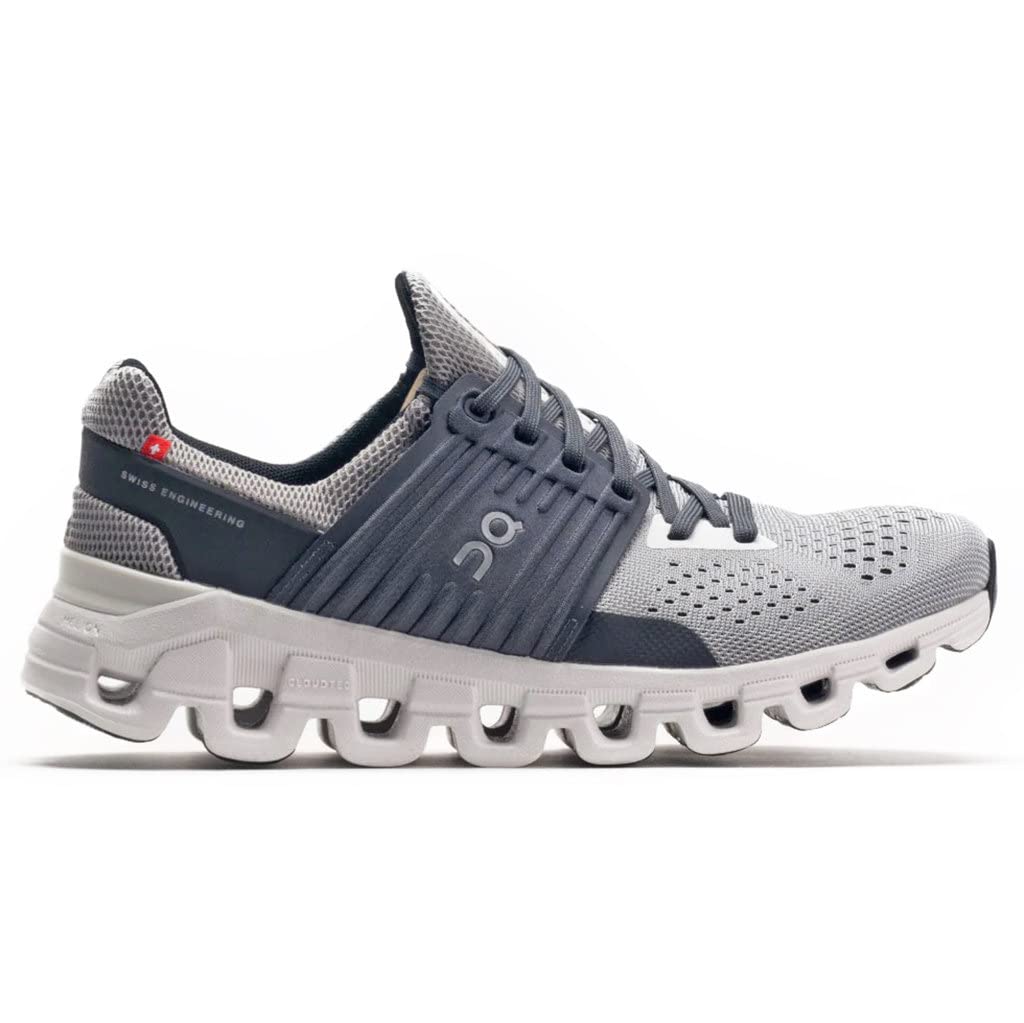 ON Mens Cloudswift Textile Synthetic Alloy Eclipse Trainers 7.5 US