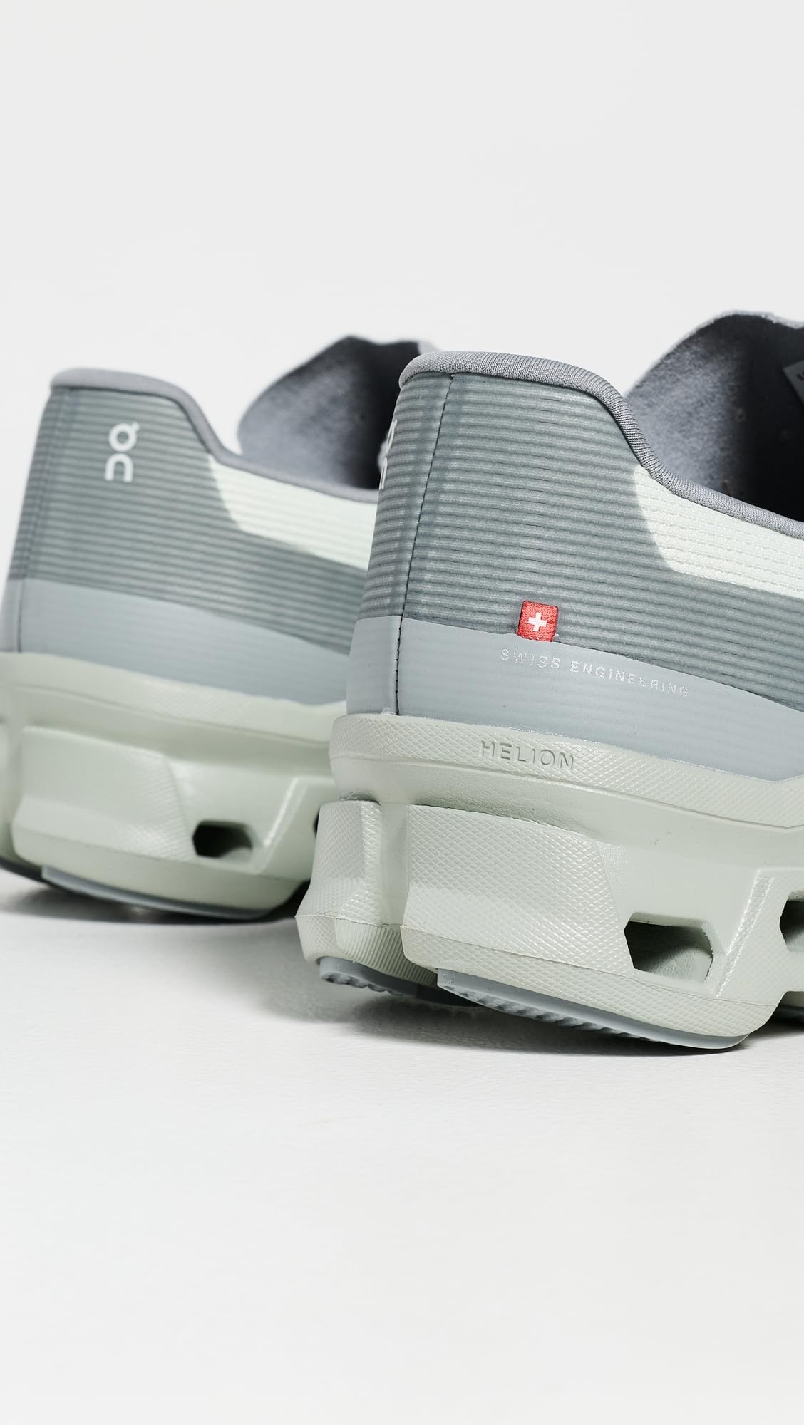 On Men's Cloudmonster Void Sneakers, Iceberg/Tin, 10.5 Medium US