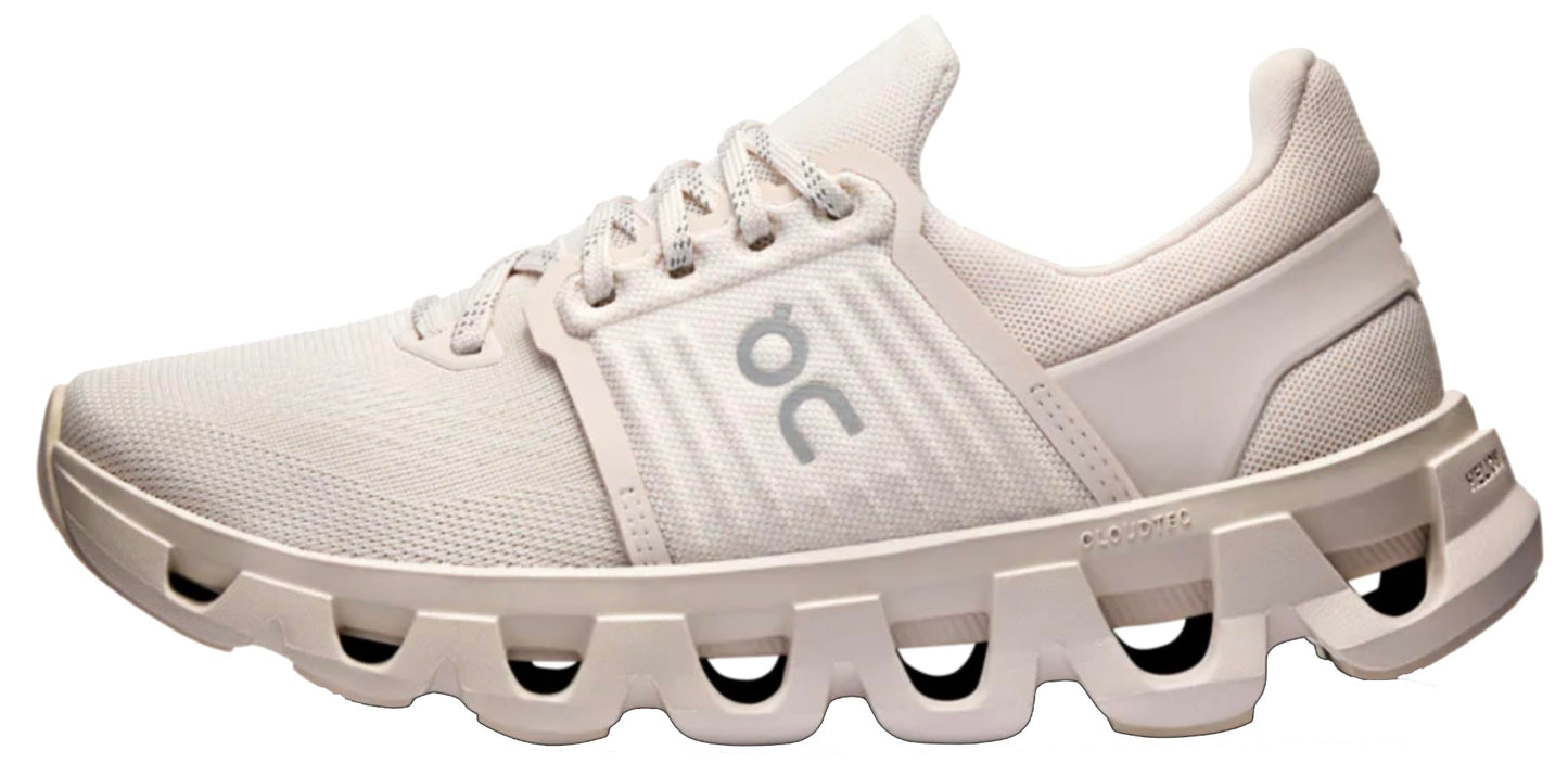 On Women's Cloudswift 4 AD Sneakers, Sand/Ivory, 9 Medium US