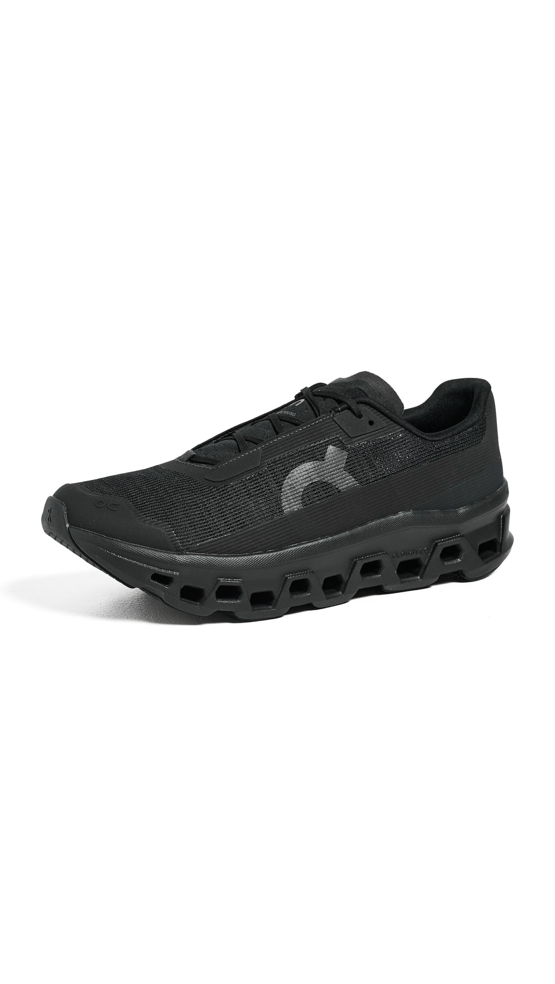 On Men's Cloudmonster Void Sneakers, Black | Black, 10 Medium US