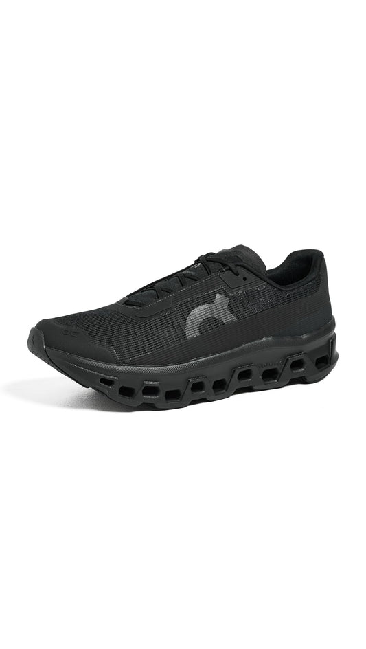 On Men's Cloudmonster Void Sneakers, Black | Black, 10 Medium US