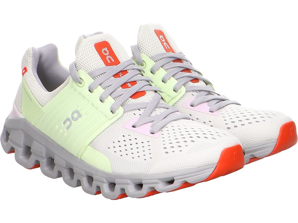 On Women's Cloudswift Sneakers, Ice/Oasis, 9.5