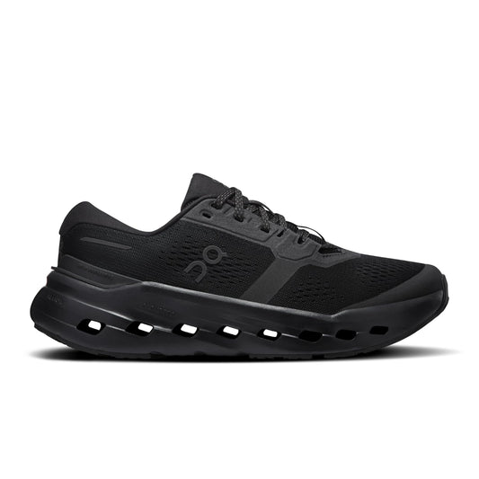 On Mens Cloudrunner 3, Black/Black 10 Medium