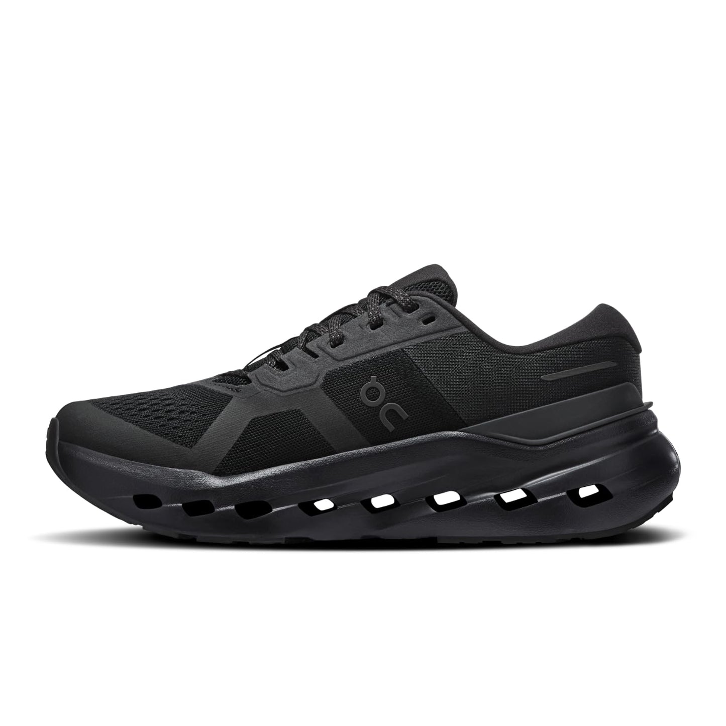 On Mens Cloudrunner 3, Black/Black 10 Wide