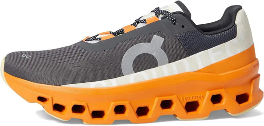 On Men's Cloudmonster Sneakers, Eclipse/Turmeric, 10 Medium US