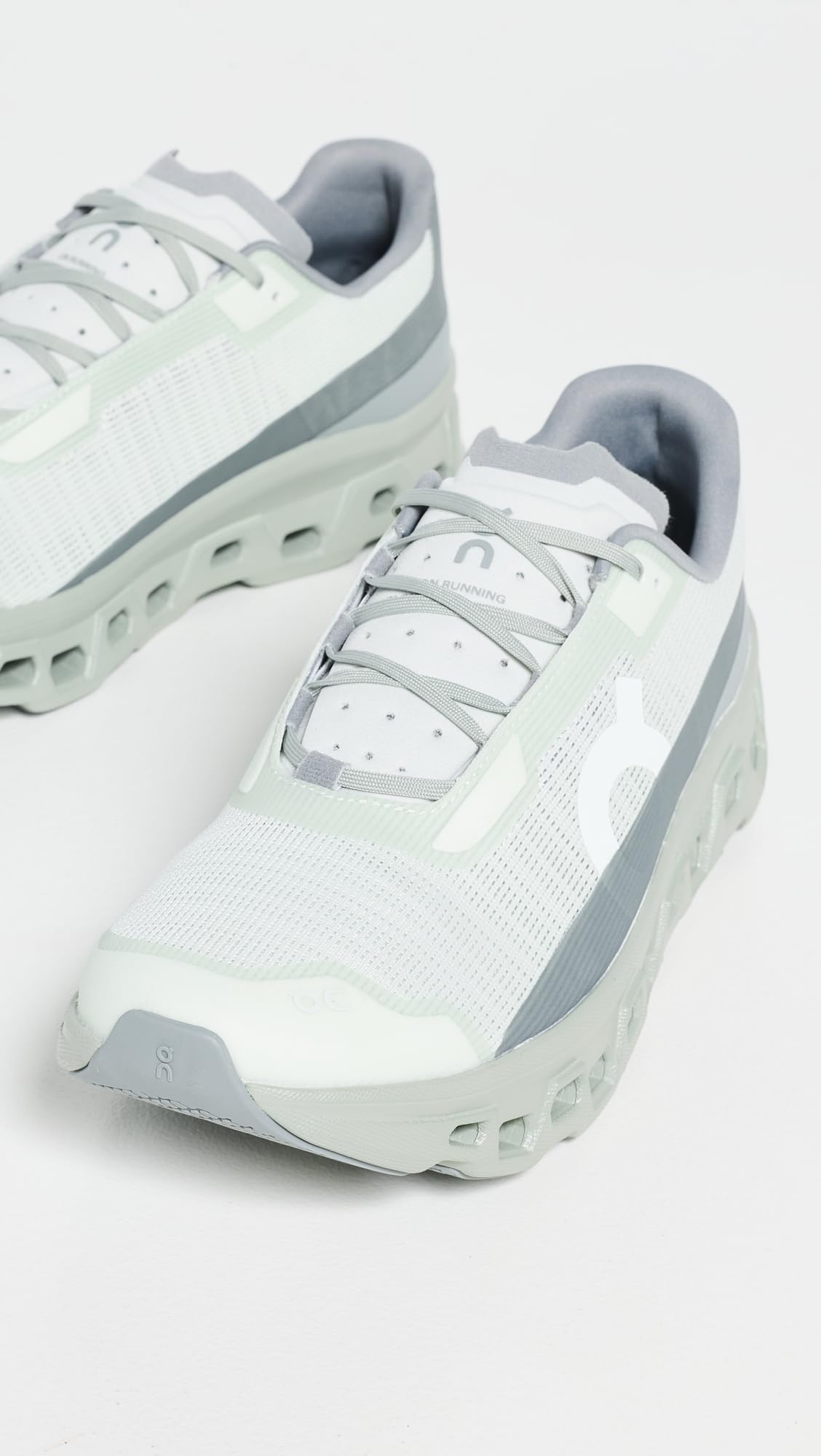 On Men's Cloudmonster Void Sneakers, Iceberg/Tin, 10.5 Medium US