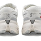 On Mens Cloudrunner 3, White/Glacier 10 Medium