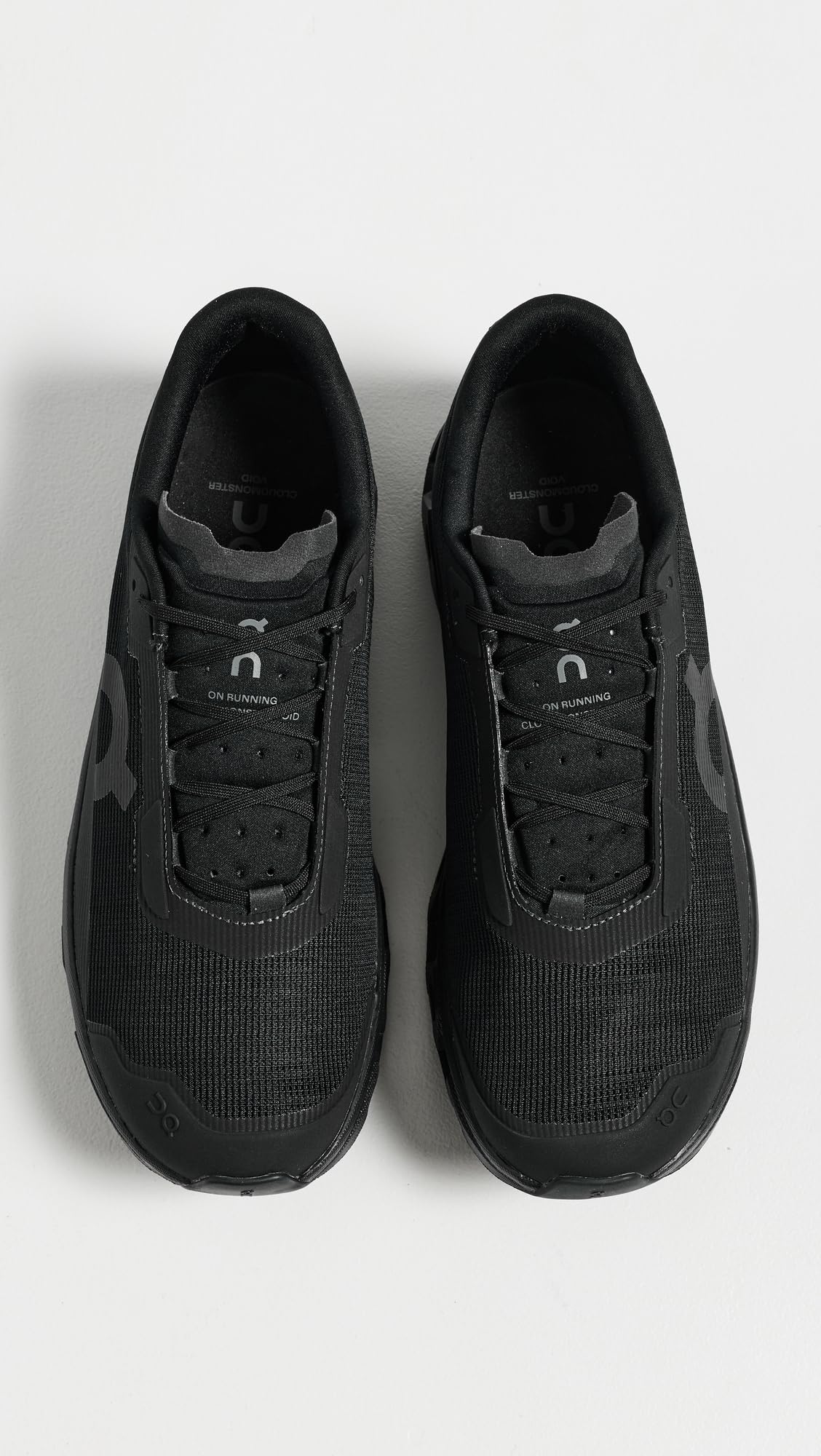 On Men's Cloudmonster Void Sneakers, Black | Black, 10 Medium US