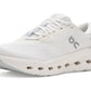 On Mens Cloudrunner 3, White/Glacier 10 Medium