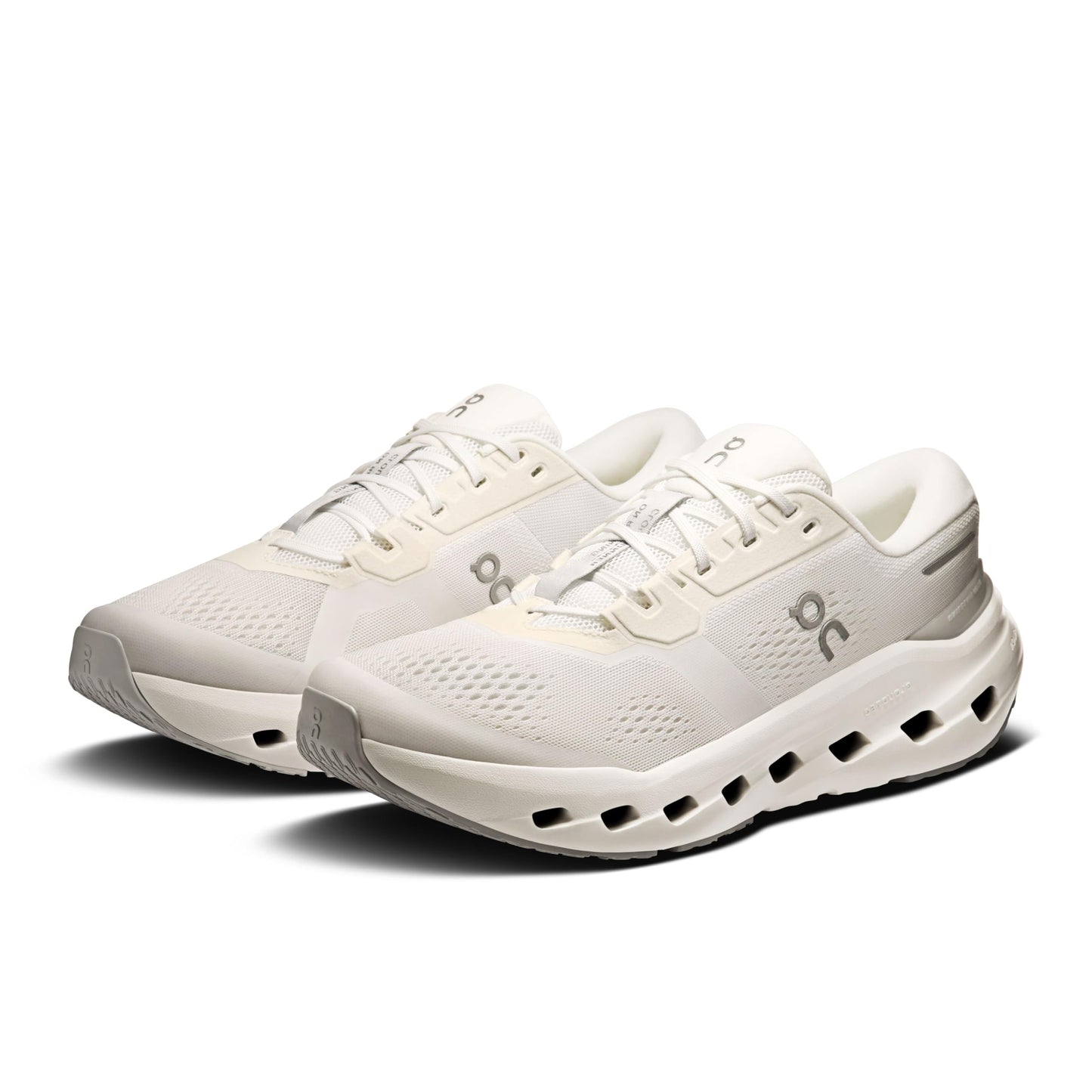 On Mens Cloudrunner 3, White/Glacier 10 Wide