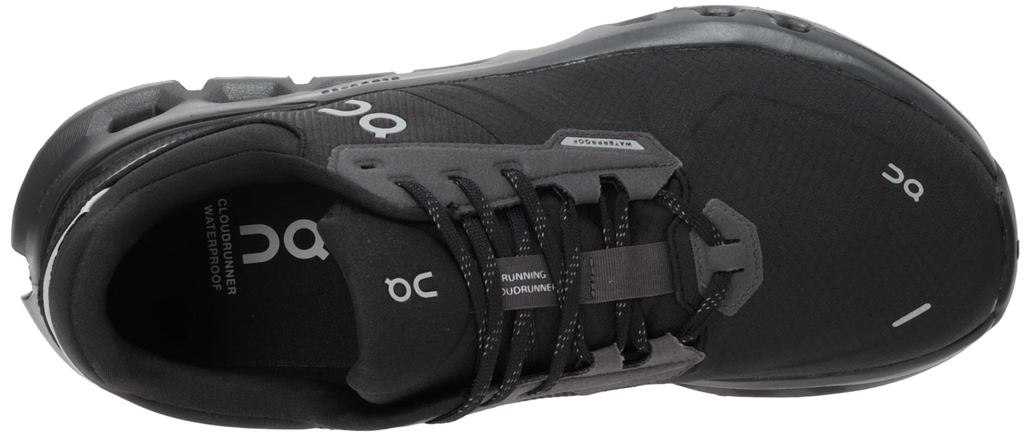 On Womens Cloudrunner 2 Waterproof Magnet/Black 10 M