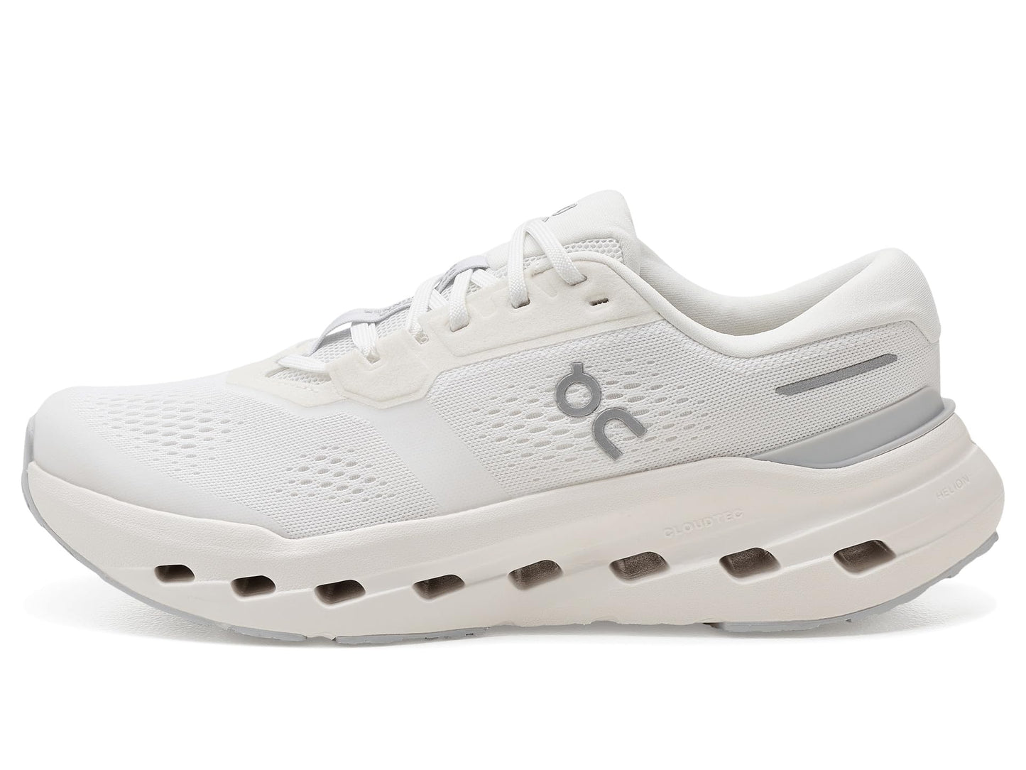 On Mens Cloudrunner 3, White/Glacier 10 Medium
