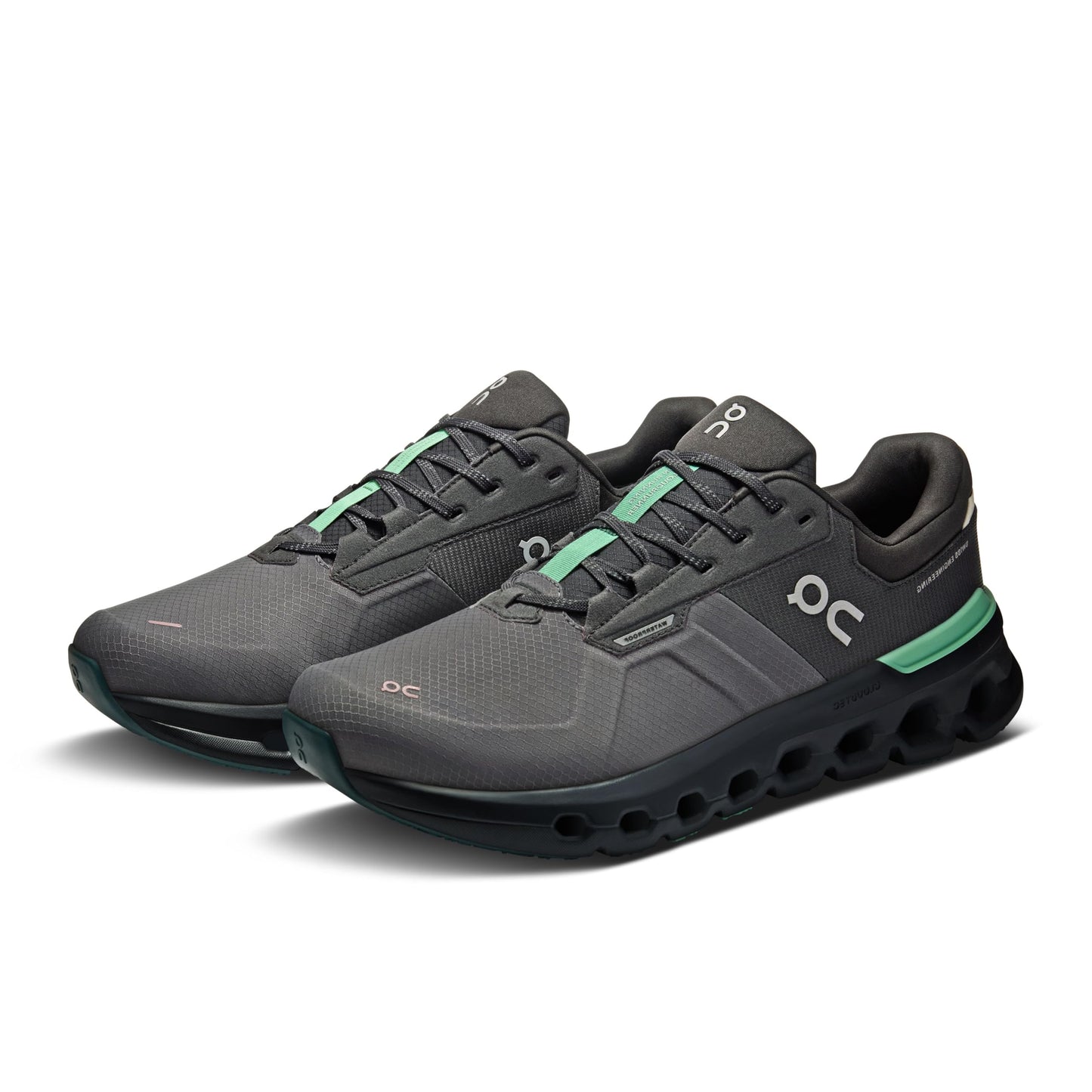 On Mens Cloudrunner 2 Waterproof Eclipse/Rosemary 10 M