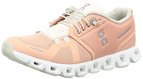 On Cloud Womens Shoes Rose Shell Pink Cloud 5 Sneakers