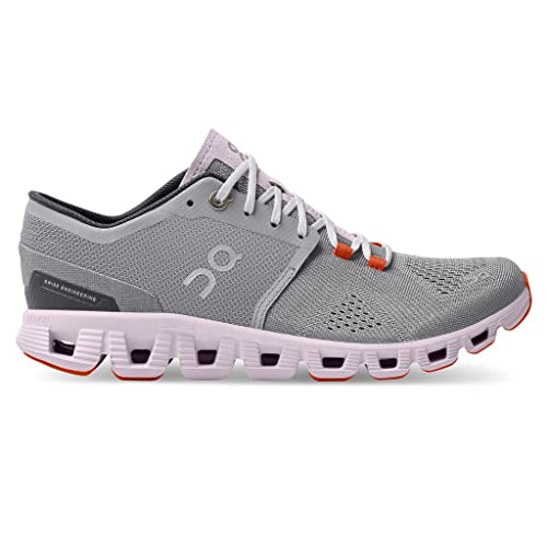 ON Cloud Womens CloudX Running Shoes Alloy Lilly